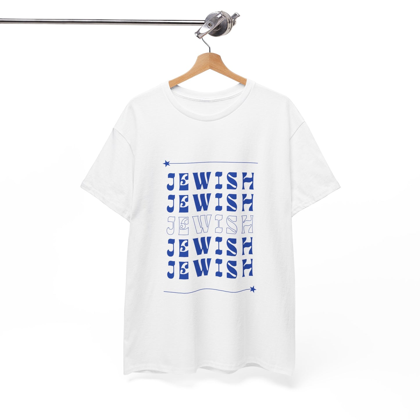 Jewish Jewish Jewish Unisex Heavy Cotton Tee