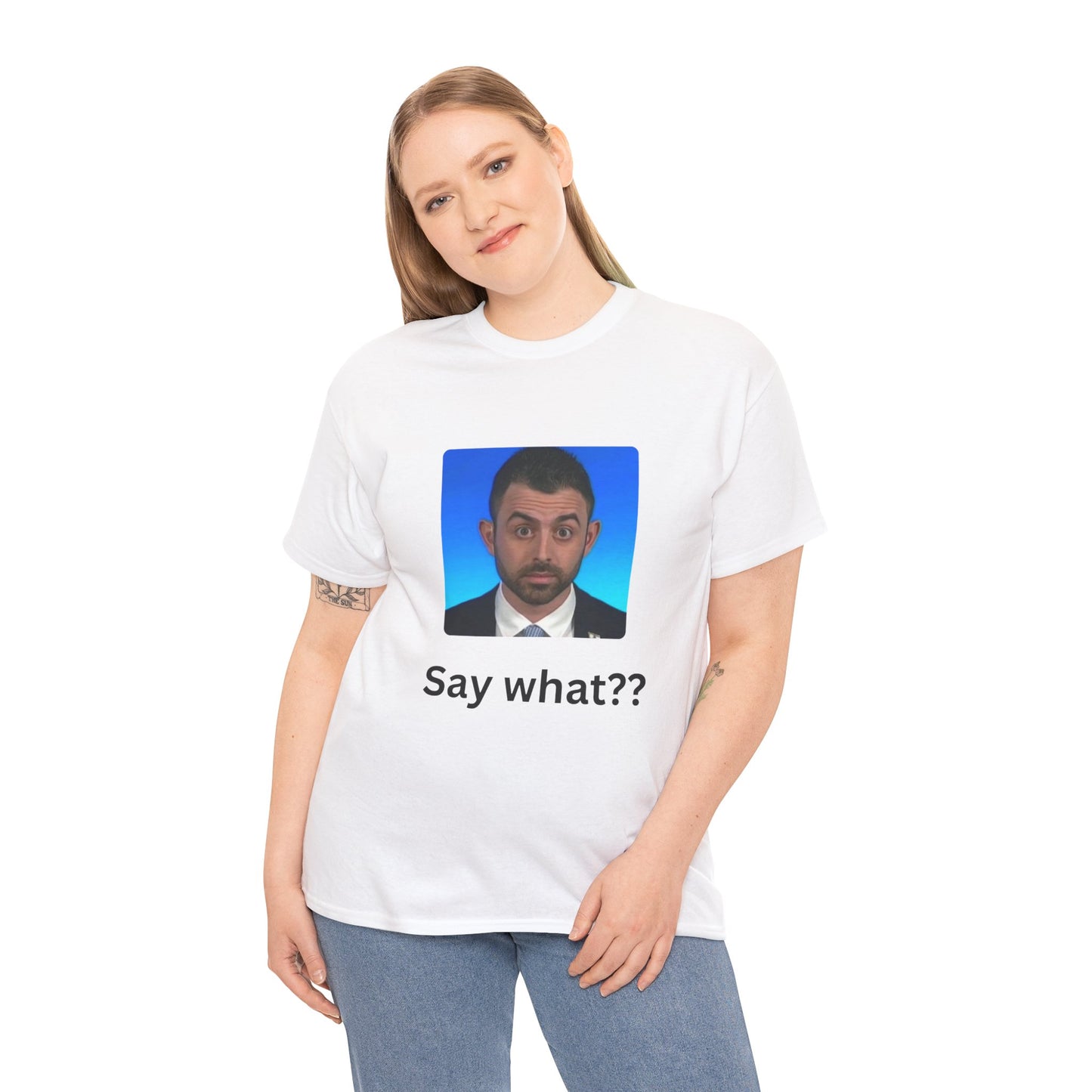 Eylon Say What? Unisex Heavy Cotton Tee