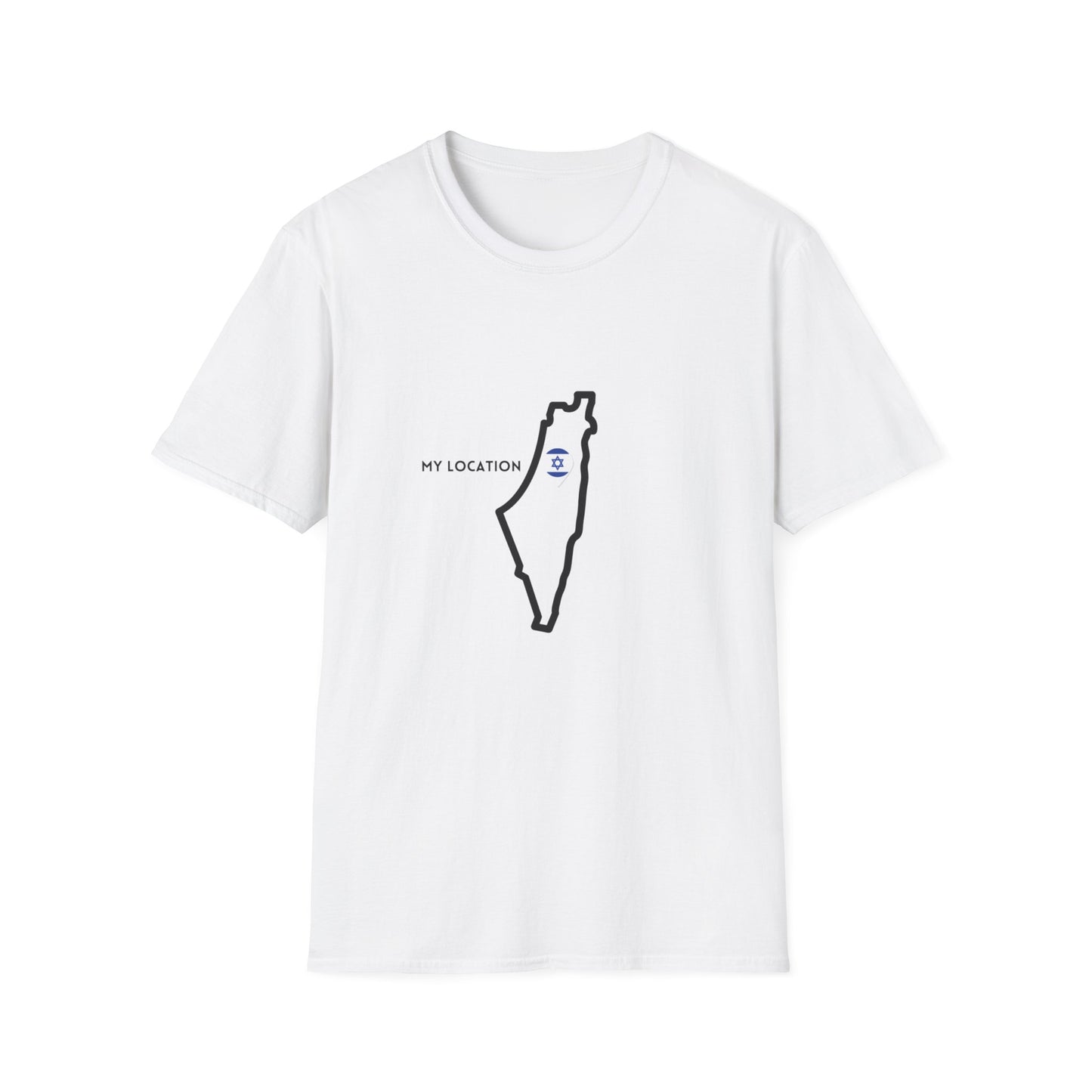 My Location Israel Unisex Softstyle T-Shirt