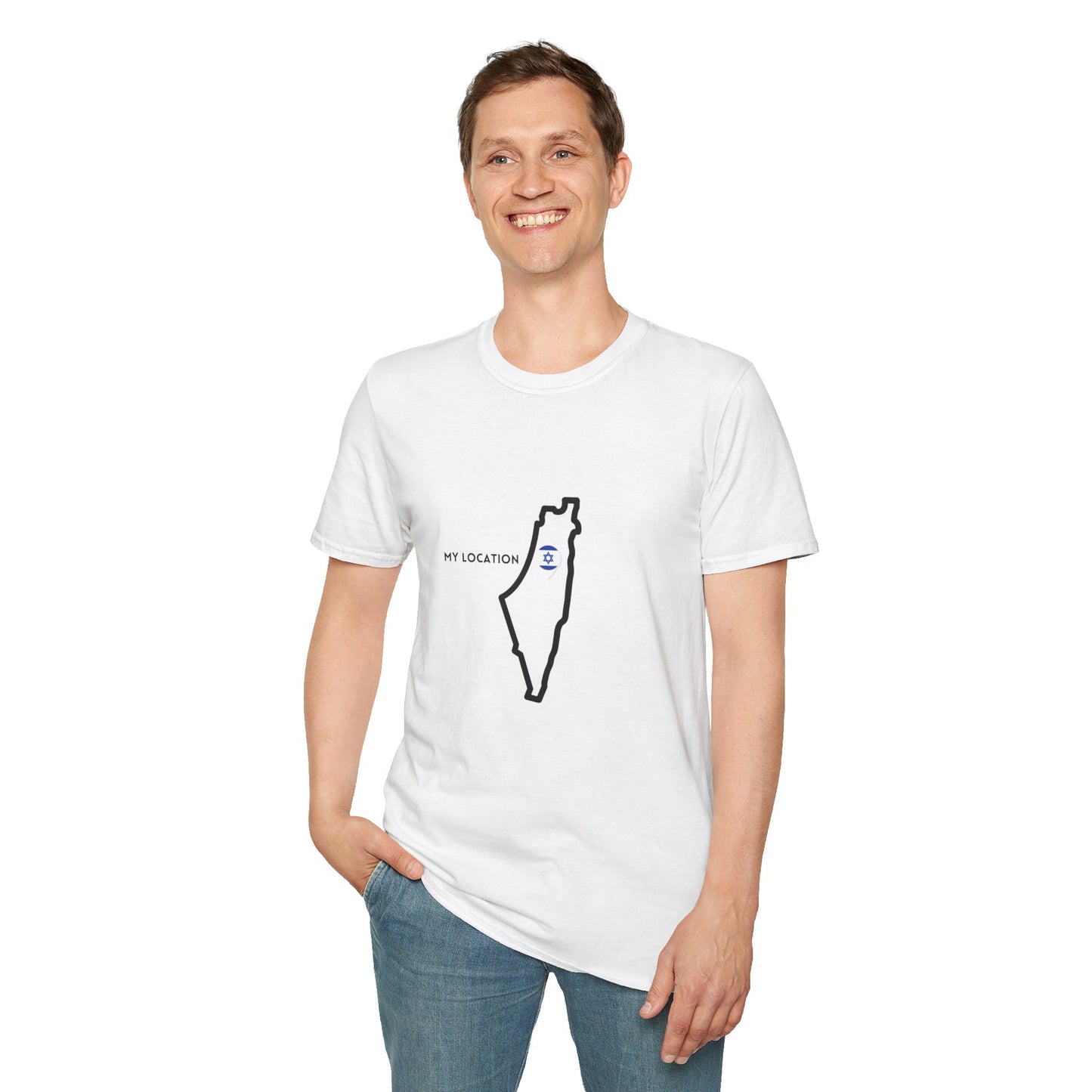 My Location Israel Unisex Softstyle T-Shirt