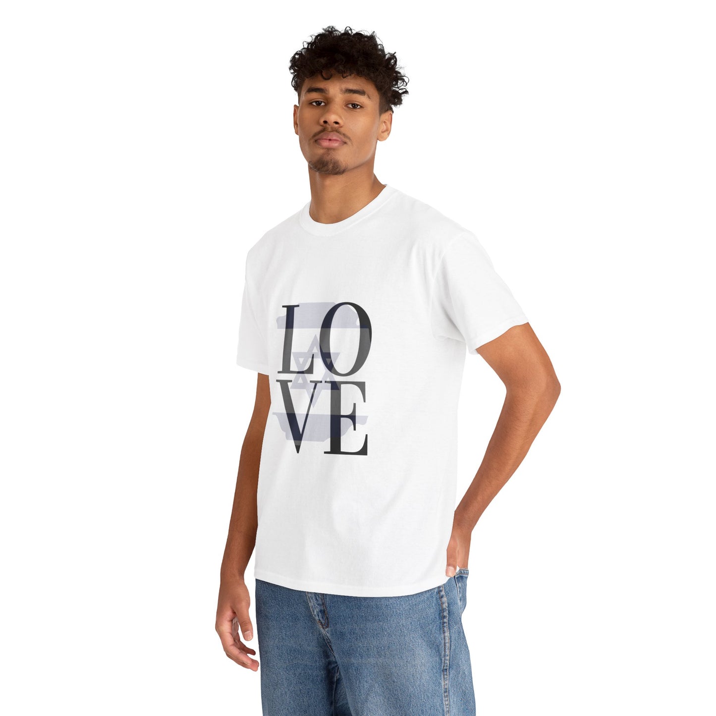 Love Faded Flag Unisex Heavy Cotton Tee