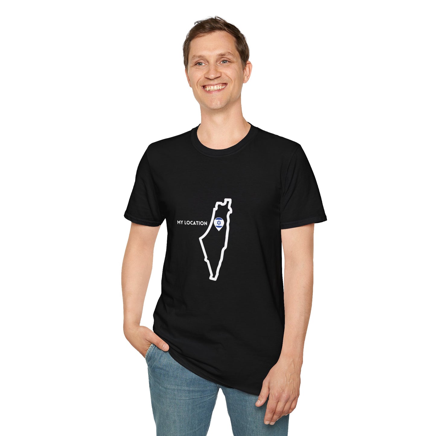 My Location Israel Unisex Softstyle T-Shirt