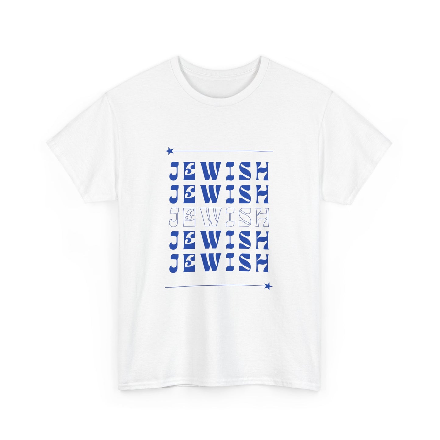 Jewish Jewish Jewish Unisex Heavy Cotton Tee