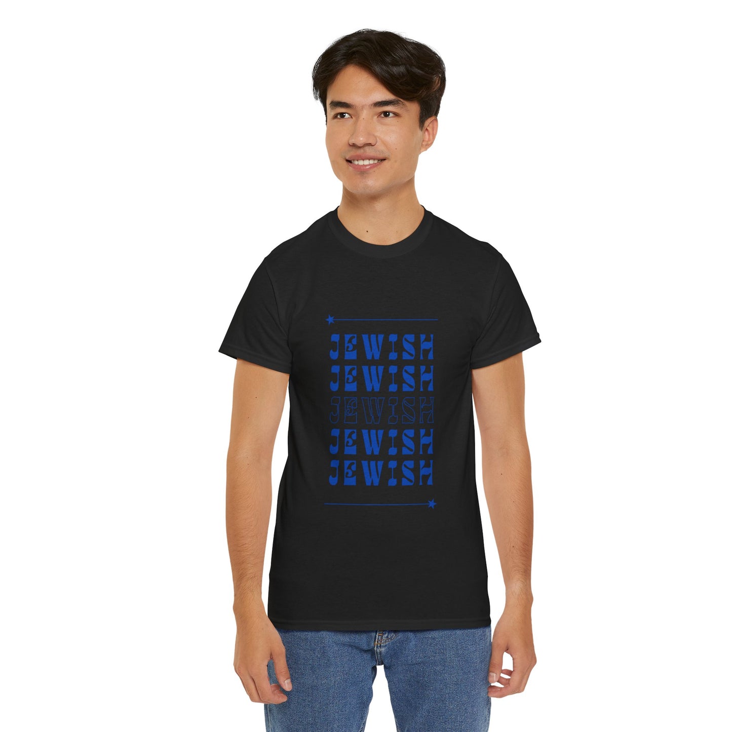 Jewish Jewish Jewish Unisex Heavy Cotton Tee