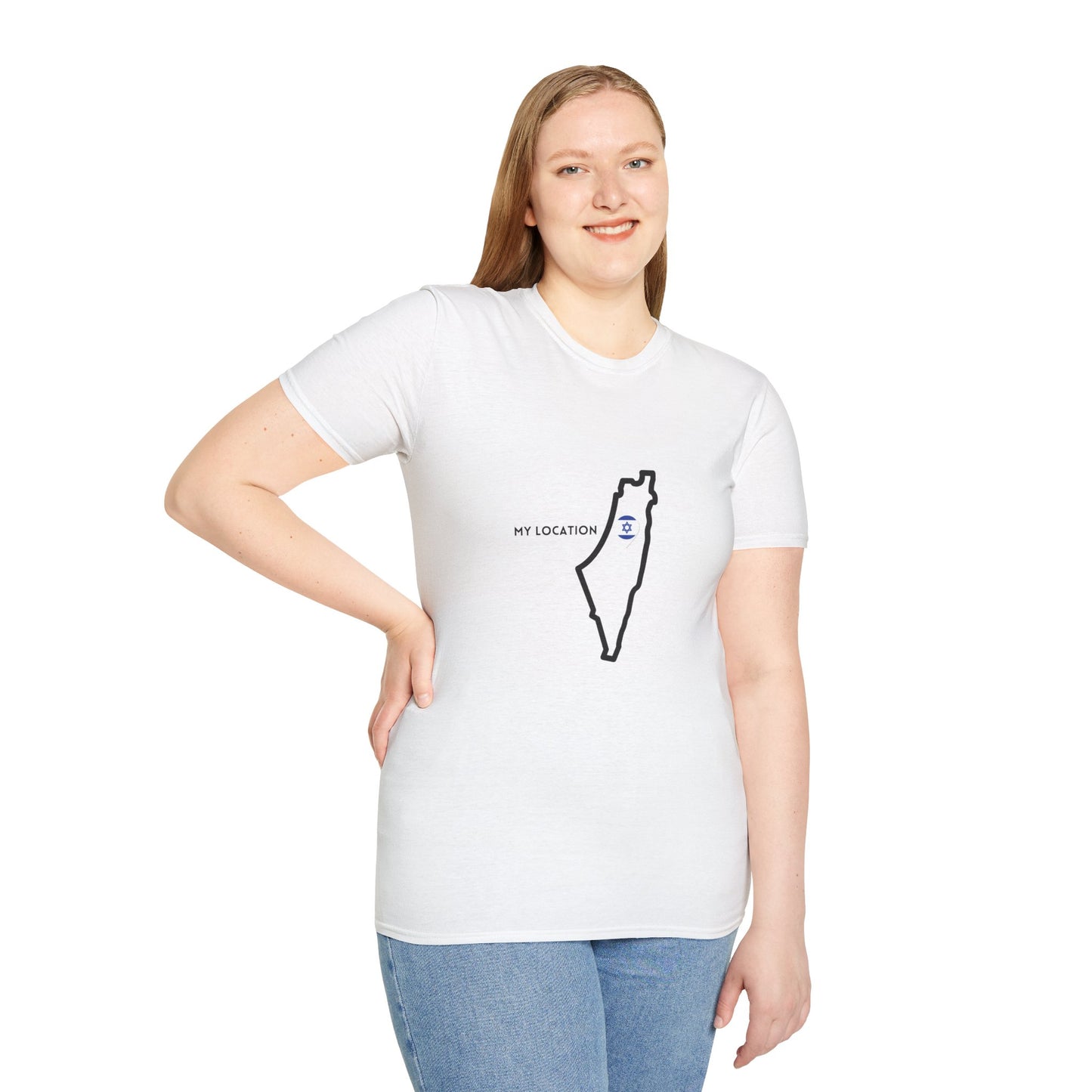 My Location Israel Unisex Softstyle T-Shirt